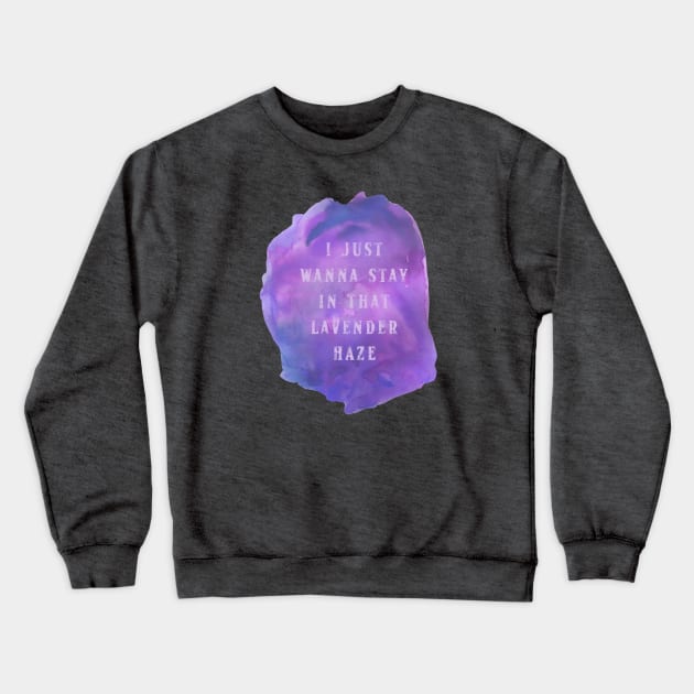 Lavender Haze Crewneck Sweatshirt by Midnight Pixels